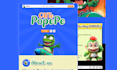 design meme coin landing page, meme coin website, crypto website