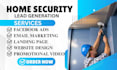 generate home security leads cyber security leads camera installation website