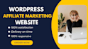 design, redesign or develop wordpress affiliate marketing website