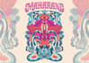 create colorful psychedelic and trippy style illustration