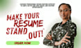 provide professional ats optimized resume, CV writing, and editing services