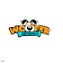 create lovely cartoon pet, cat, dog mascot logo