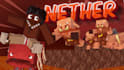 make a cinematic minecraft miniature, art