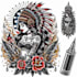 custom american traditional tattoo design