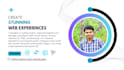develop stunning react websites with gsap animations and threejs effects