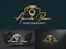 design a modern camera photography logo