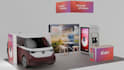create premium expo stand 3d renders for presentations