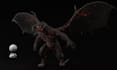 3d alien creatures 3d monster vampire zombie realistic model for game, animation