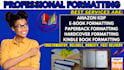 perfectly do your book formatting kindle ebook formatting amazon KDP paperback