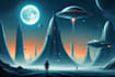 create sci fi illustration