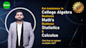 tutor business stats, math, statistical inference, college algebra, calculus