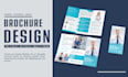 design a  professional bifold or trifold brochure for your business