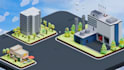create an individual 3d isometric animation video