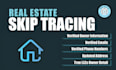 do real estate skip tracing and llc skip tracing in bulk