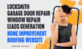 home improvement roofing website locksmith leads garage door window repair leads