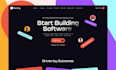 design landing page design with figma