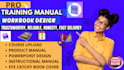 perfectly create training manual course content ppt slides instruction manual