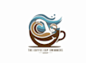 design thrilling coffee swimmers logo