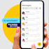 build SMS messaging app, text messaging app, secret chat app