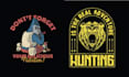 create vintage monkey gorilla badge logo