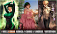 color manga , comic , webtoon and line art