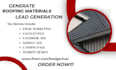 generate roofing materials leads generation cost estimation solar leads website