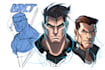 draw a comic character design
