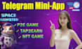 develop telegram mini app like hamster kombat or tapswap