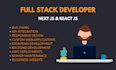 do responsive website development using react js and next js