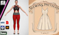 make your sewing pattern and clo 3d