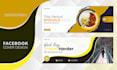 design modern facebook covers banners and linkedin headers