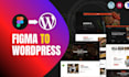 convert or clone figma to wordpress, figma to elementor or psd to elementor