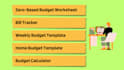 design a custom personal finance template or budget planner in excel