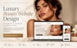 design beauty website, cosmetic website, salon website, spa website
