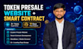develop a token presale website with smart contract integration