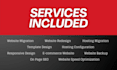 design wordpress website on bluehost hostinger siteground godaddy hostgator