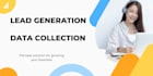 do lead generation and data collection