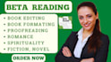 be your beta reader beta reading beta critique novel book fantasy memoirs