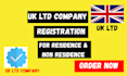 create and register ltd company in UK