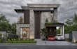 house elevation and exterior rendering