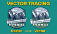 recreate any logo or image convert print ready color separation vector design