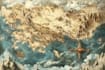 illustrate a custom fantasy map