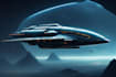 design a sci fi spaceship