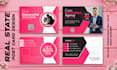 design appealing promotional invitation real state post card