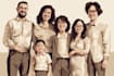 draw a vector art family portrait