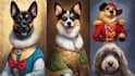 draw pet portrait with disney style
