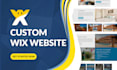 do professional wix website design and custom wix landing page
