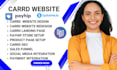design carrd website carrd website redesign carrd landing page payhip systemeio