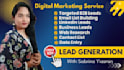 do b2b lead generation for targeted leads, email list