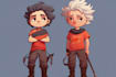 draw cartoon avatar, cartoon character